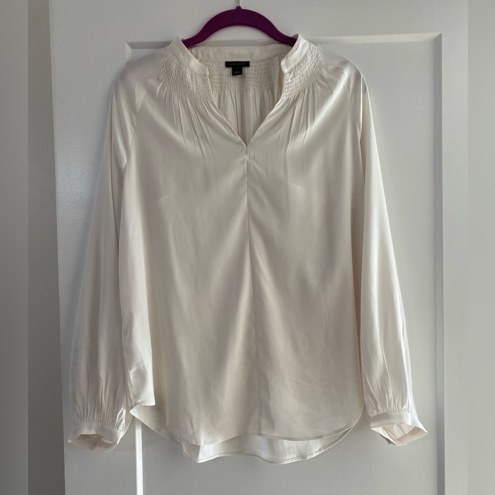 Ann Taylor Long Sleeve Blouse